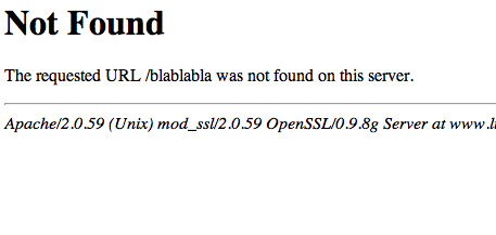 Créer une page d' Erreur 404 pour votre site web A